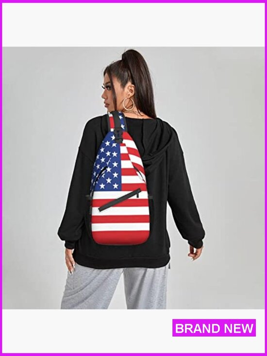 Sling Backpack Crossbody Shoulder Bag Daypack Travel Hiking Gym Cycling main image 5